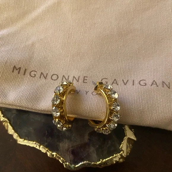 🌞✨Mignonne Gavigan Wynnie Crystal Hoops!✨🌞 - Picture 3 of 6
